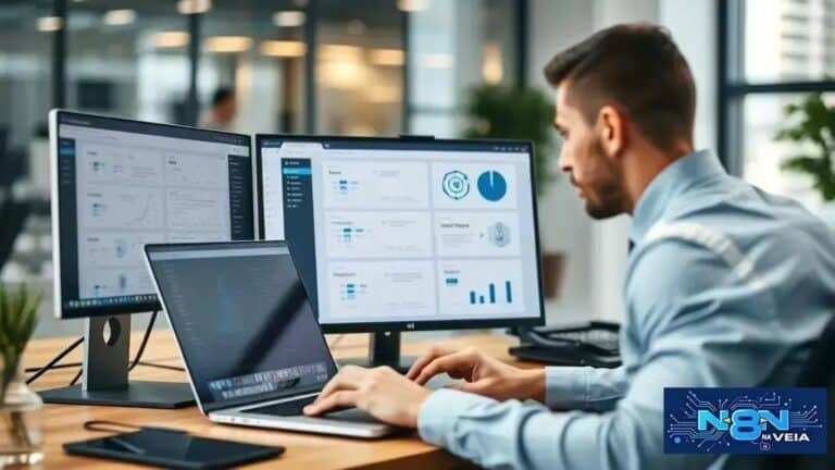 Fluxos inteligentes com n8n e inteligência artificial: automação prática
