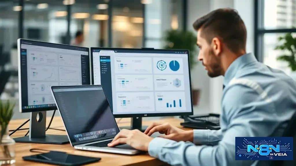 Fluxos inteligentes com n8n e inteligência artificial: automação prática