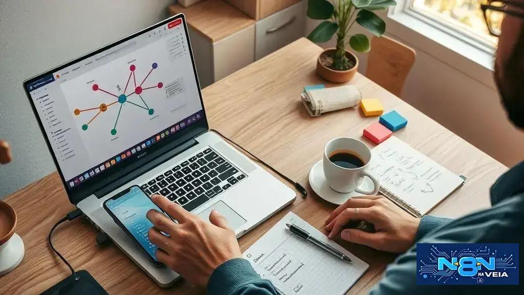 passo a passo rápido para criar sua primeira automação no n8n